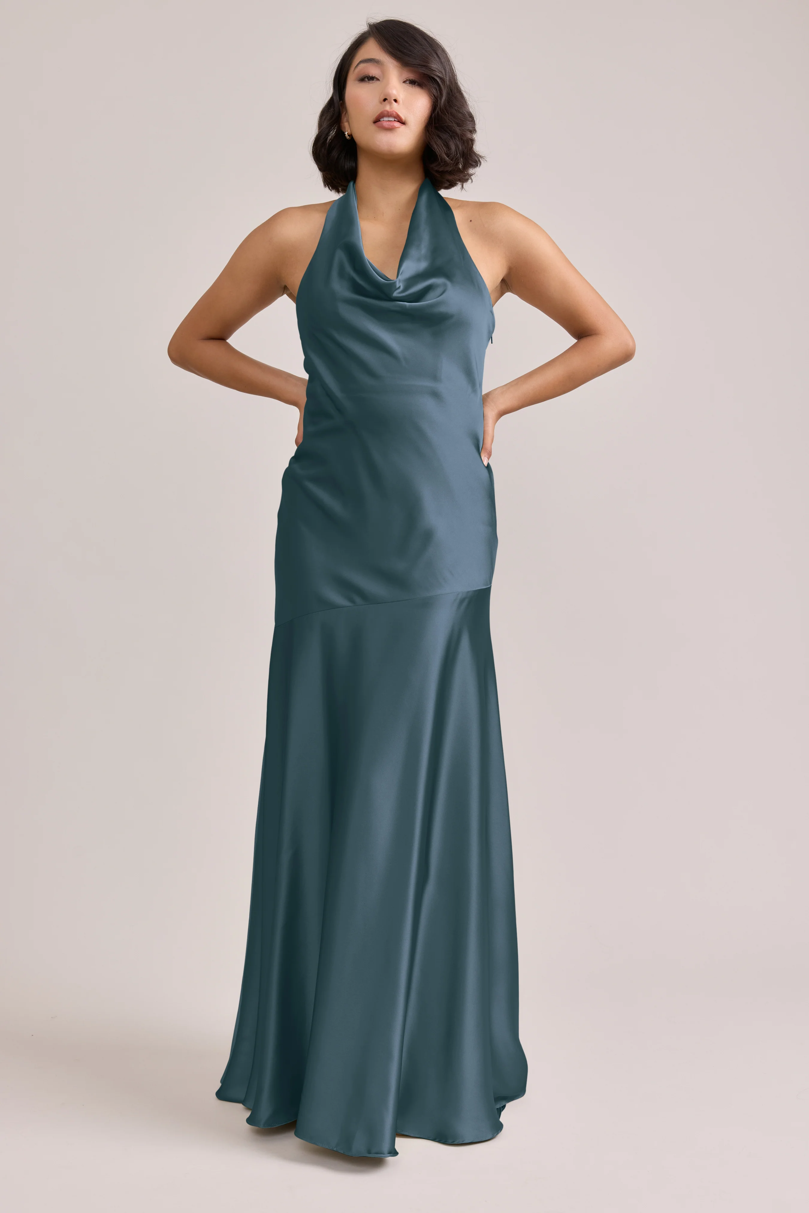 Amaya Satin Dress | Made To Order - Image 49