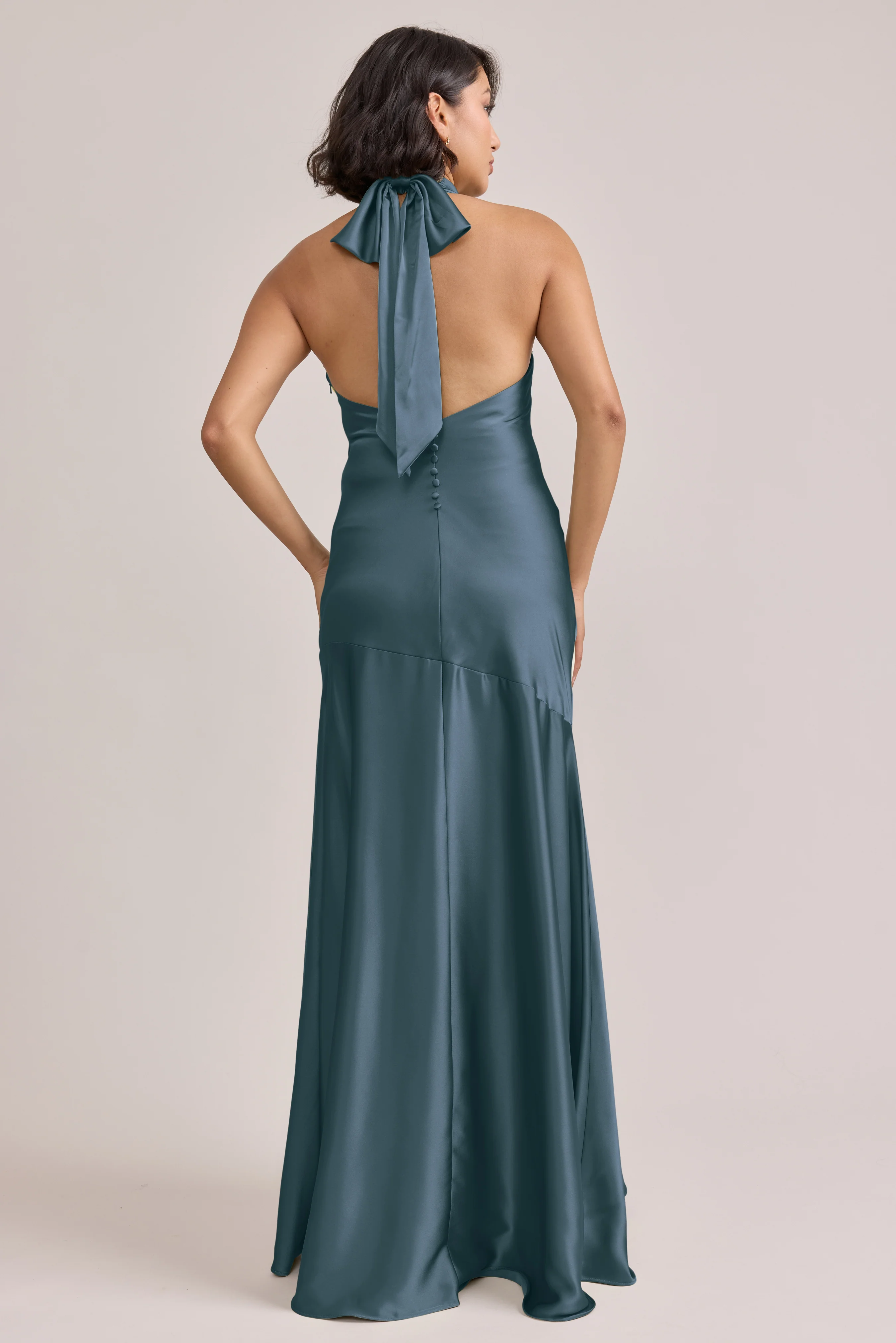 Amaya Satin Dress | Made To Order - Image 50