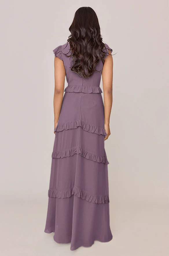 Amelia Chiffon Dress | Made To Order - Image 34