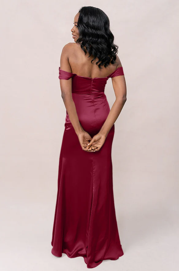 Ariel Convertible Satin Dress | Made To Order - Image 90