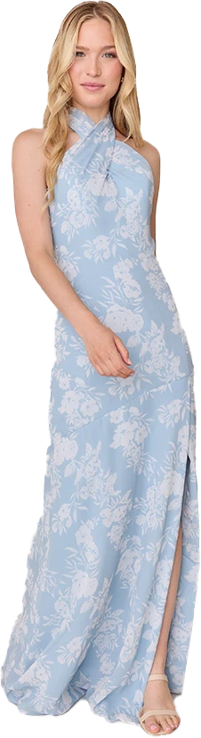 Athena Chiffon Floral Print Dress | Made To Order - Image 35