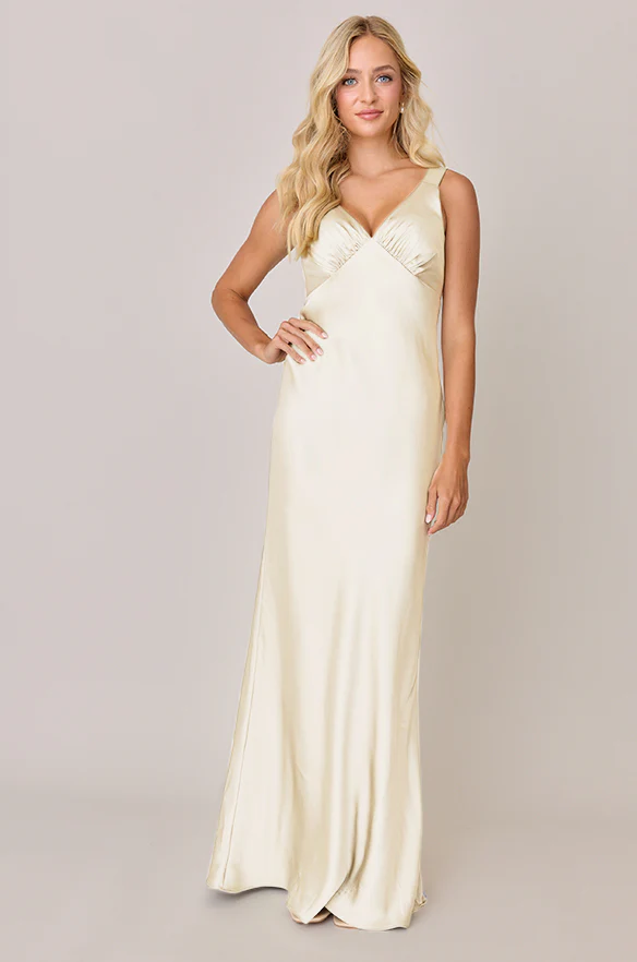 Audrey Satin Dress | Made To Order - Image 119