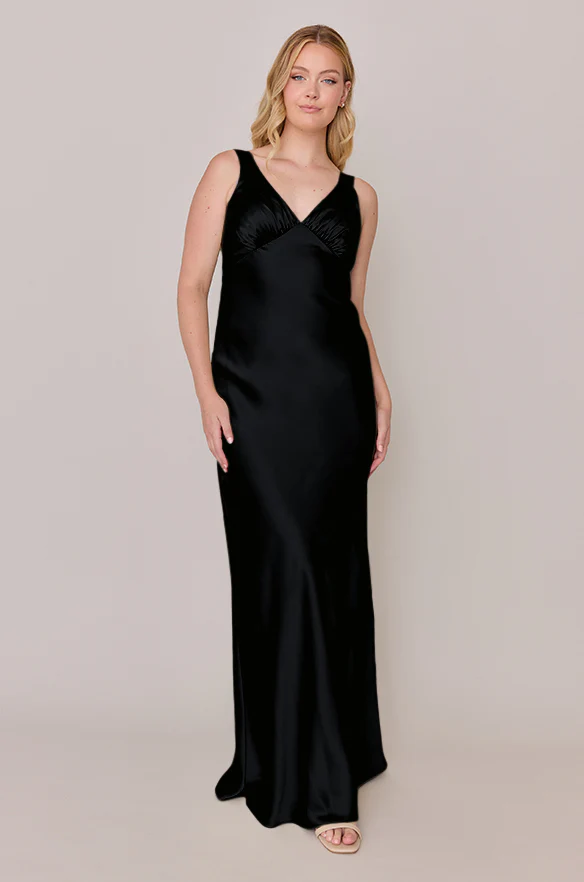 Audrey Satin Dress | Made To Order - Image 13