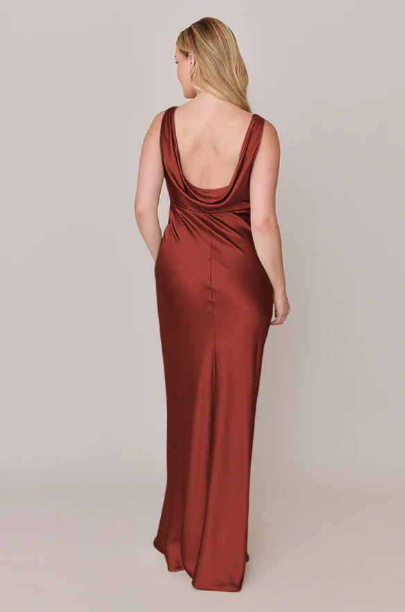 Audrey Satin Dress | Made To Order - Image 174