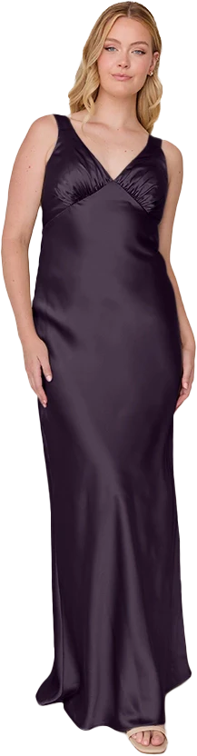 Audrey Satin Dress | Made To Order - Image 207