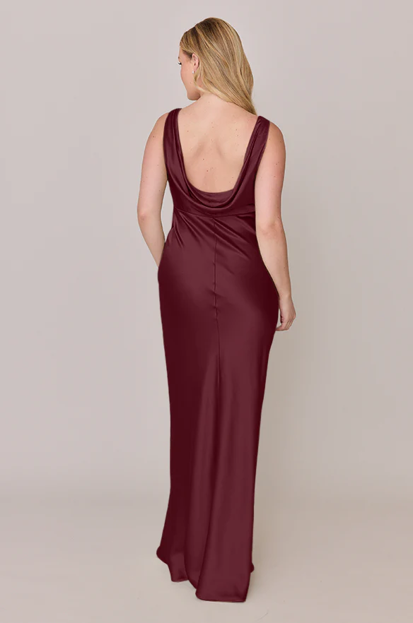 Audrey Satin Dress | Made To Order - Image 24
