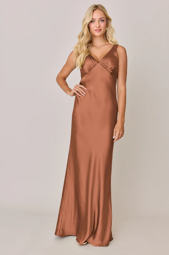 Audrey Satin Dress | Made To Order - Image 37