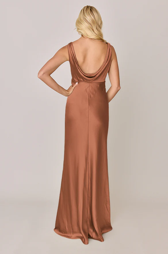 Audrey Satin Dress | Made To Order - Image 38