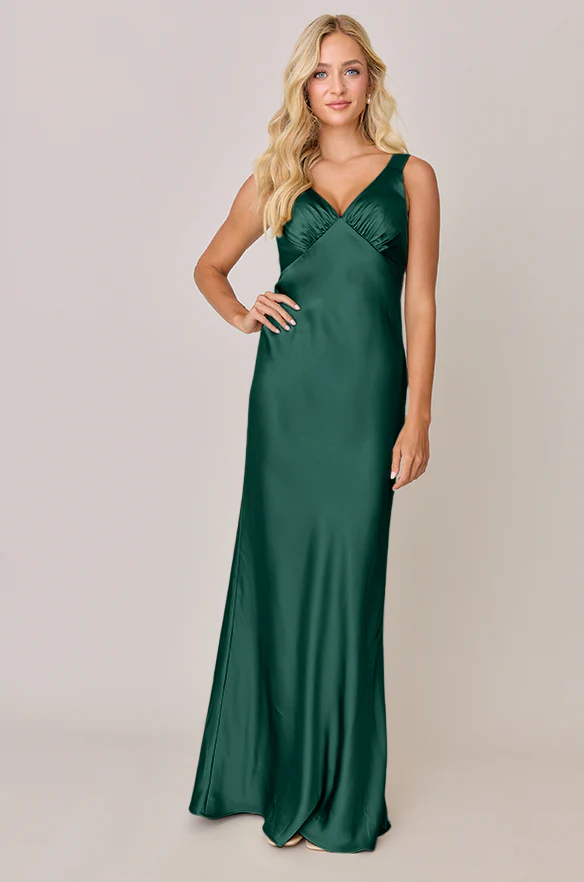 Audrey Satin Dress | Made To Order - Image 57