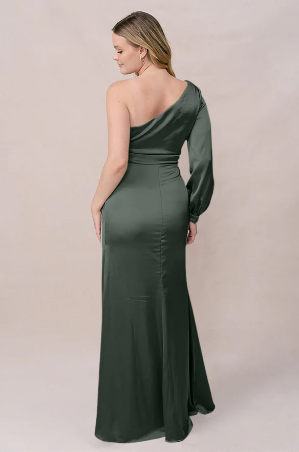 Aurora Satin Dress | Made To Order - Image 30