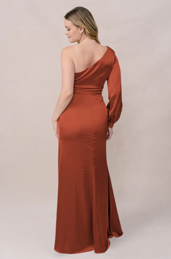 Aurora Satin Dress | Made To Order - Image 84