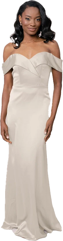 Bardot Satin Dress | Made To Order - Image 97