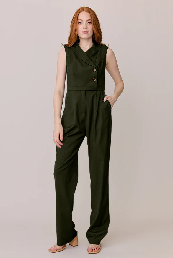 Blake Crepe Jumpsuit | Made To Order - Image 19