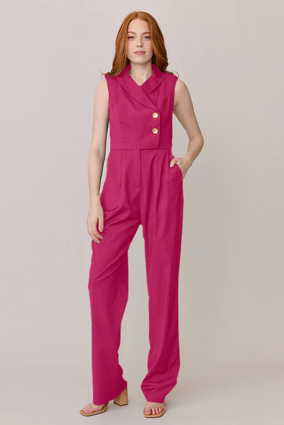 Blake Crepe Jumpsuit | Made To Order - Image 39