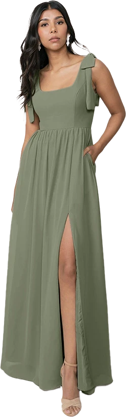 Bowie Chiffon Dress | Made To Order - Image 156