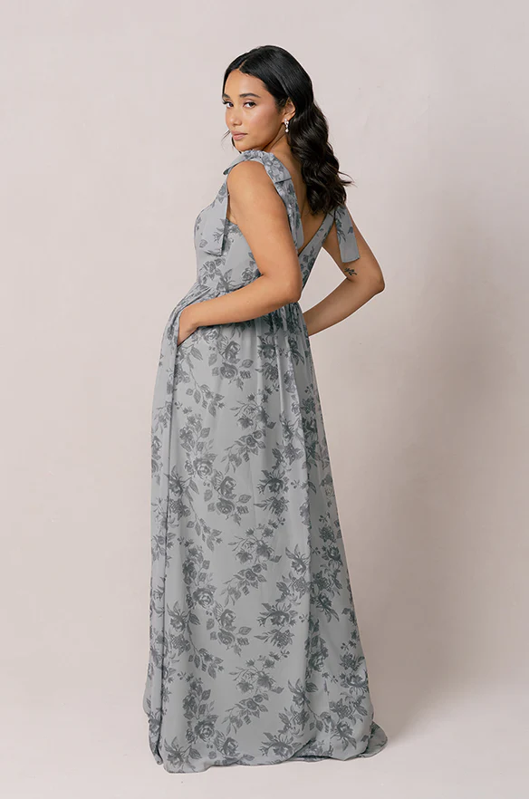 Bowie Chiffon Floral Print Dress | Made To Order - Image 16