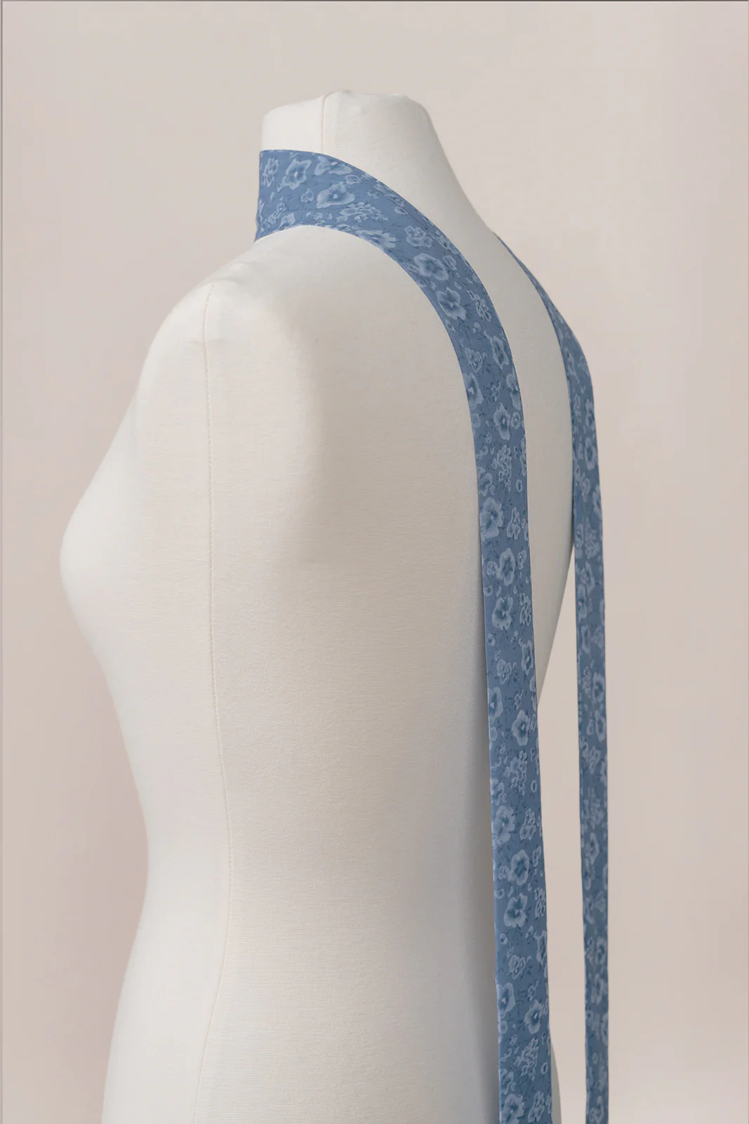 Chiffon Floral Print Skinny Scarf | Made To Order - Image 13