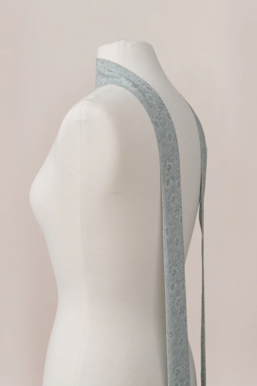 Chiffon Floral Print Skinny Scarf | Made To Order - Image 17