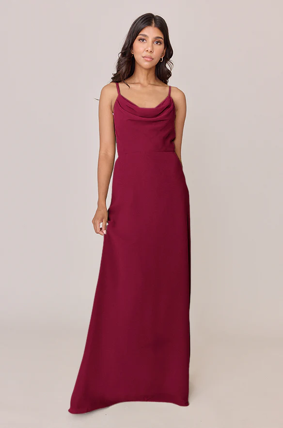 Chiffon Mega Swatch | Ready To Ship | Marsala - Image 2