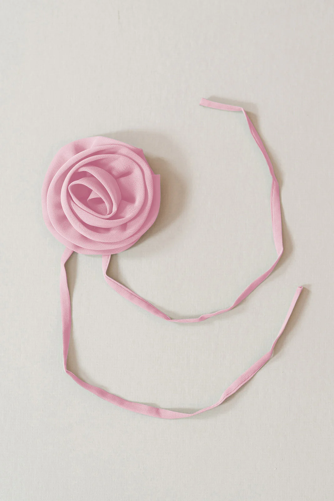 Chiffon Rose Neck Tie | Made To Order - Image 64