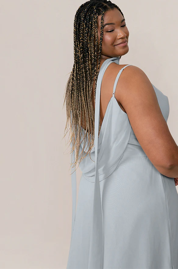 Chiffon Skinny Scarf | Made To Order - Image 15