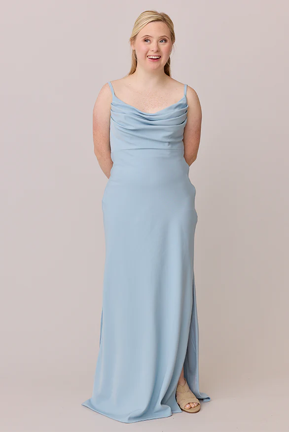 Crepe Mega Swatch | Ready To Ship | Light Blue - Image 2