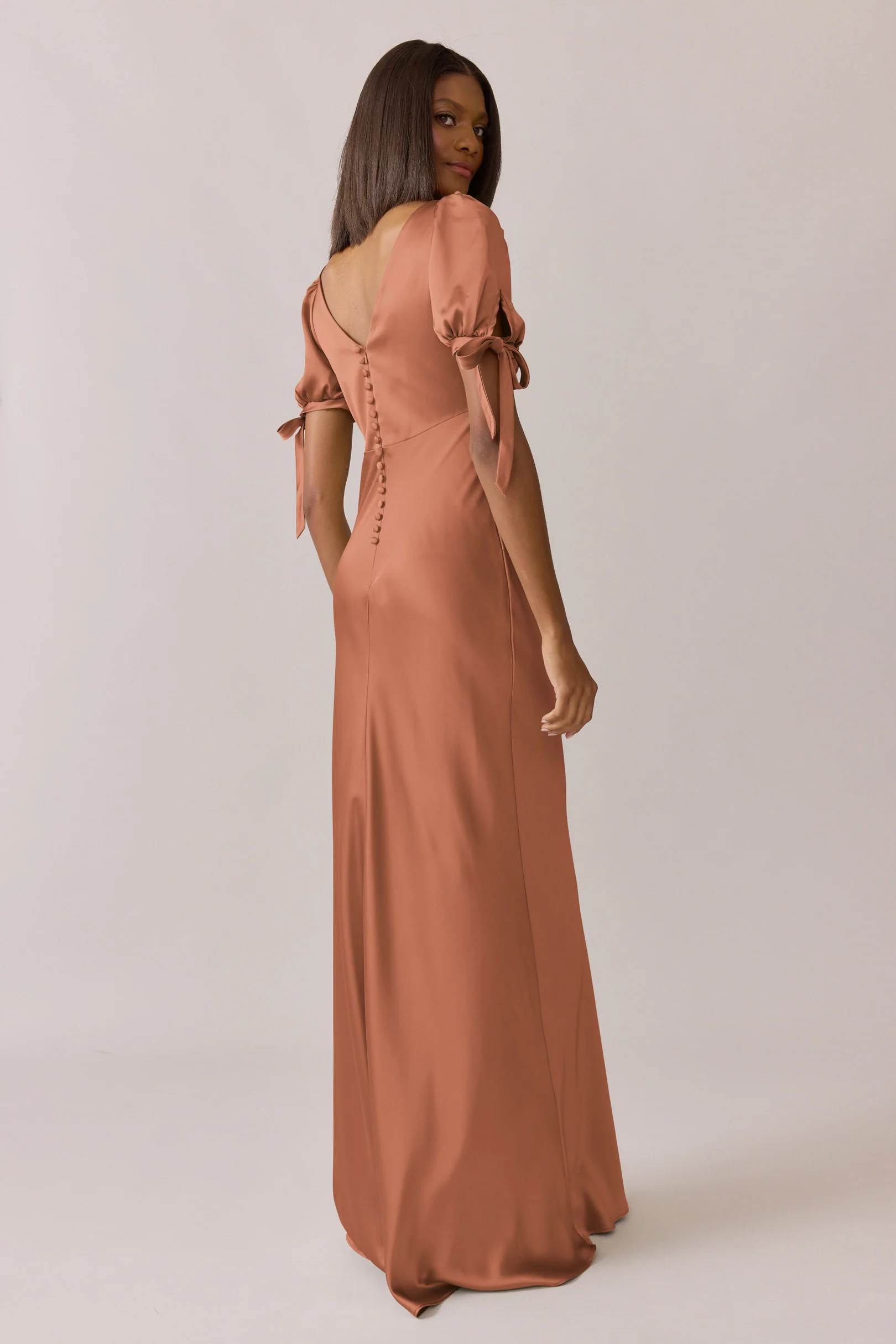 Daisy Satin Dress | Made To Order - Image 10