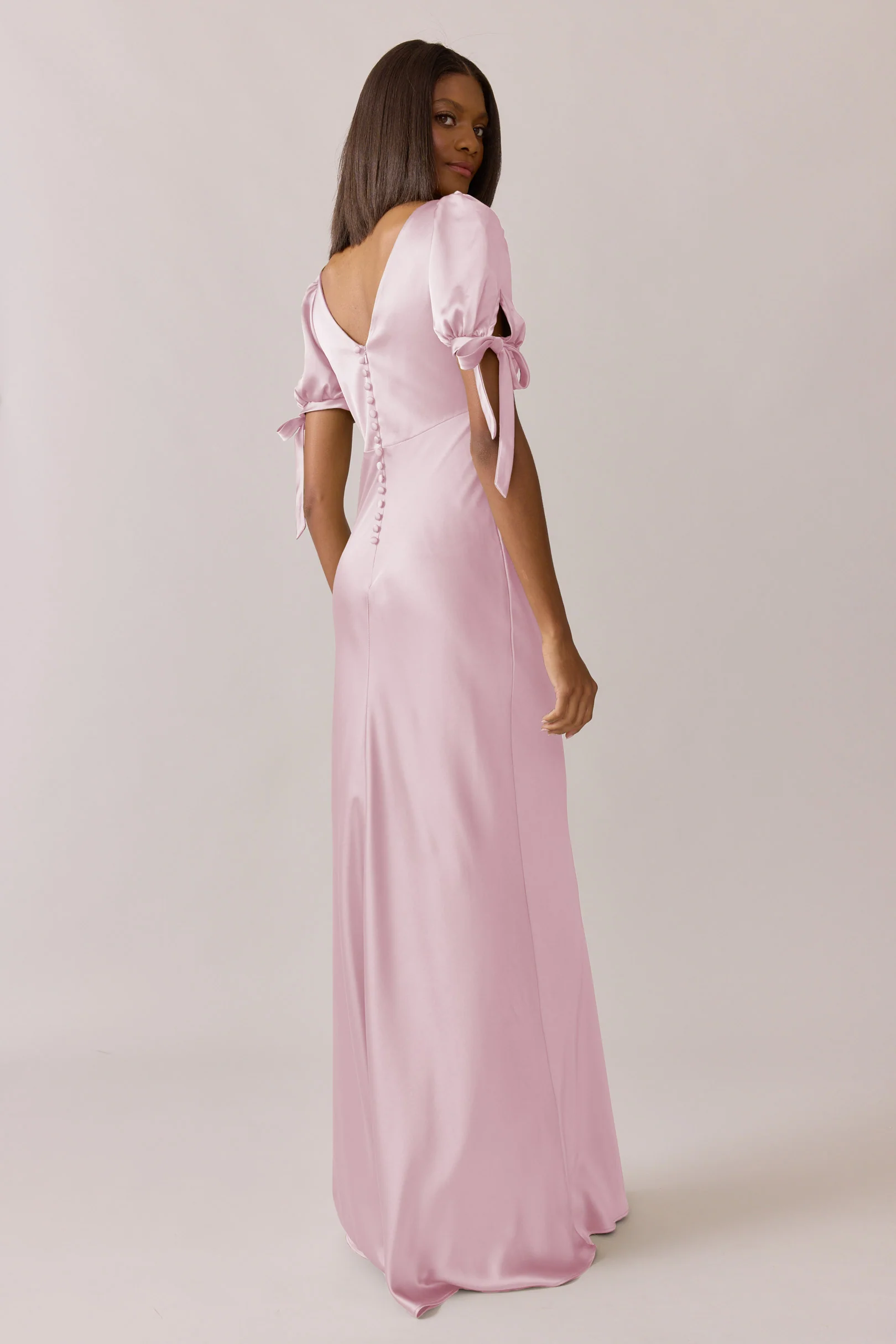 Daisy Satin Dress | Made To Order - Image 104