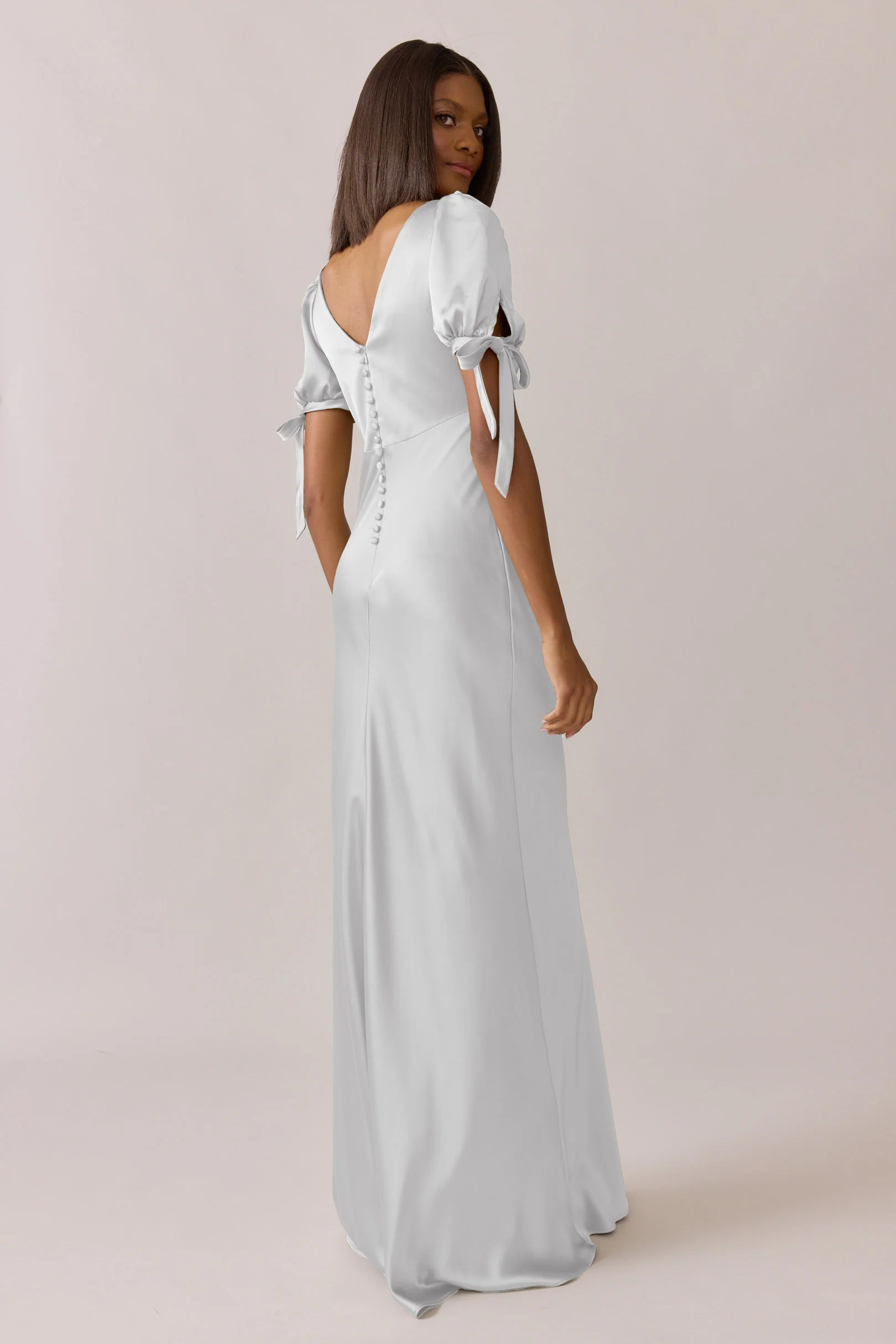 Daisy Satin Dress | Made To Order - Image 106