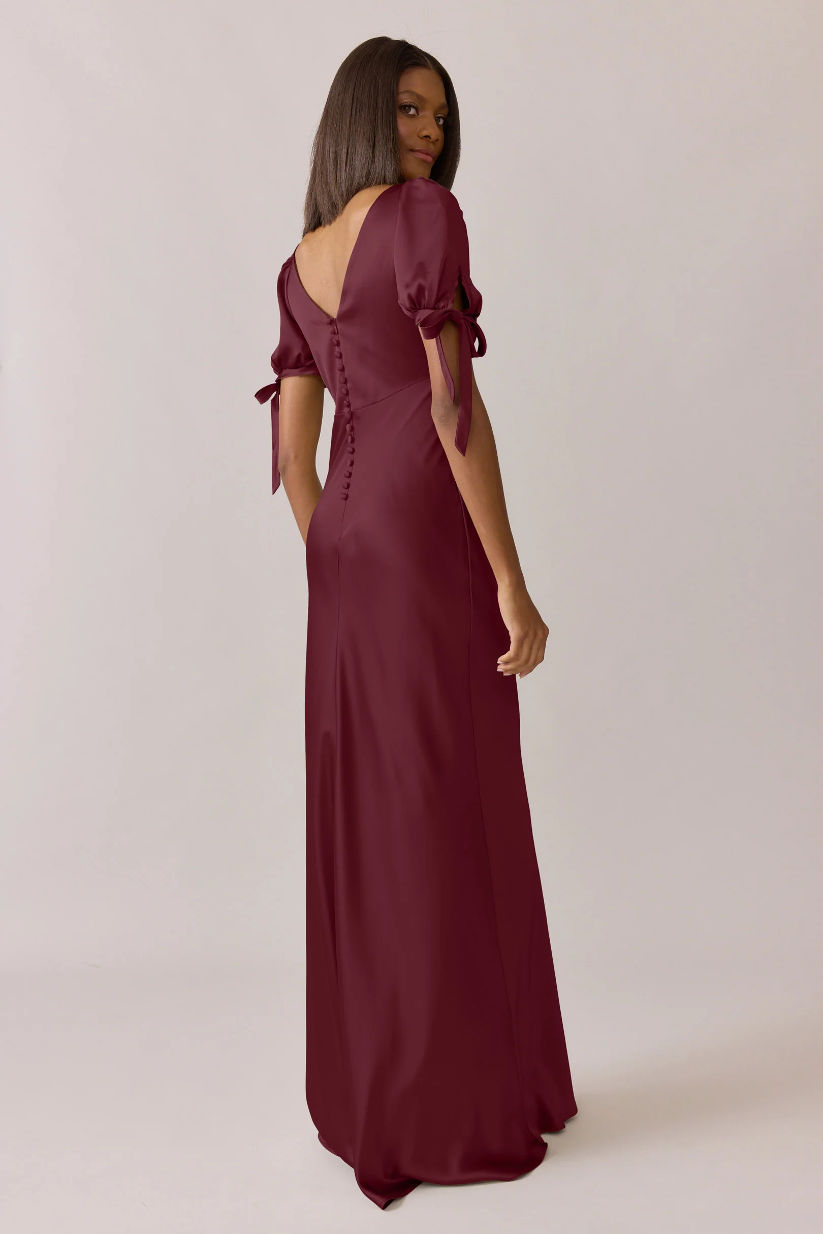 Daisy Satin Dress | Made To Order - Image 16