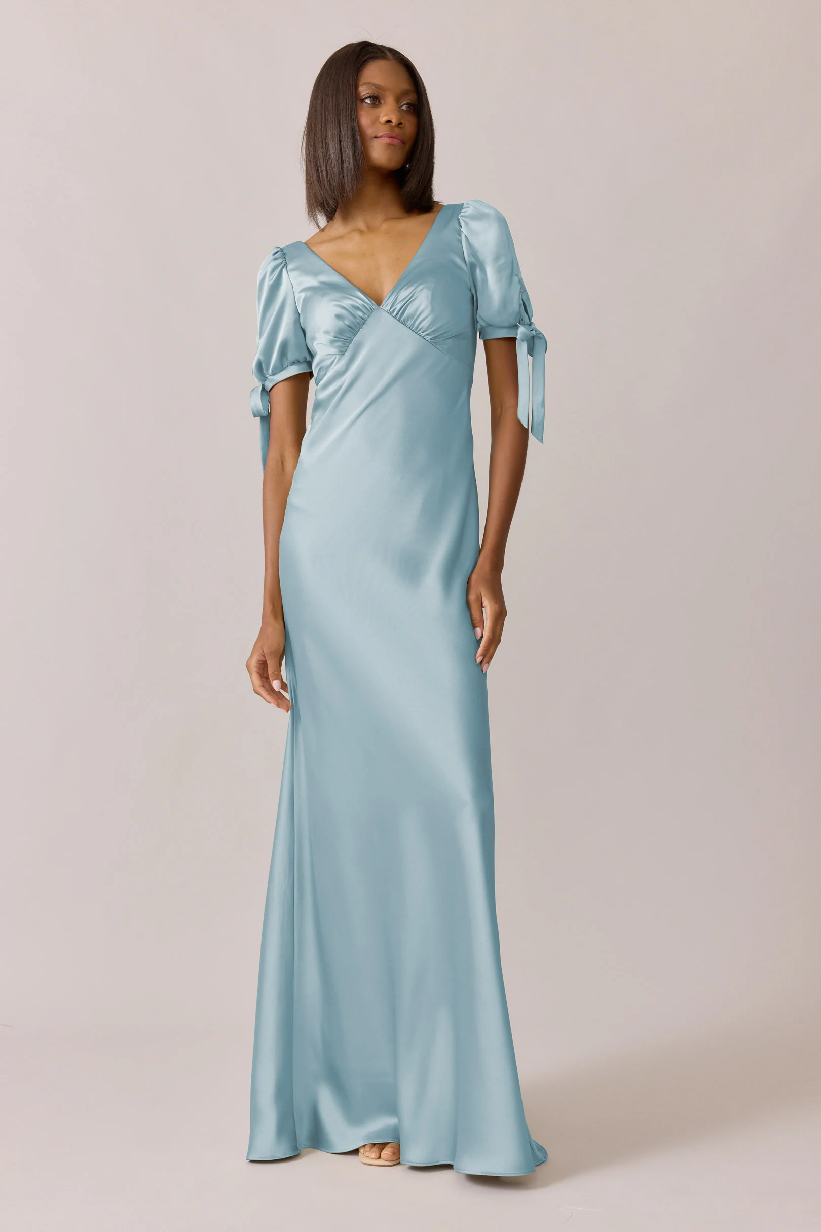 Daisy Satin Dress | Made To Order - Image 31