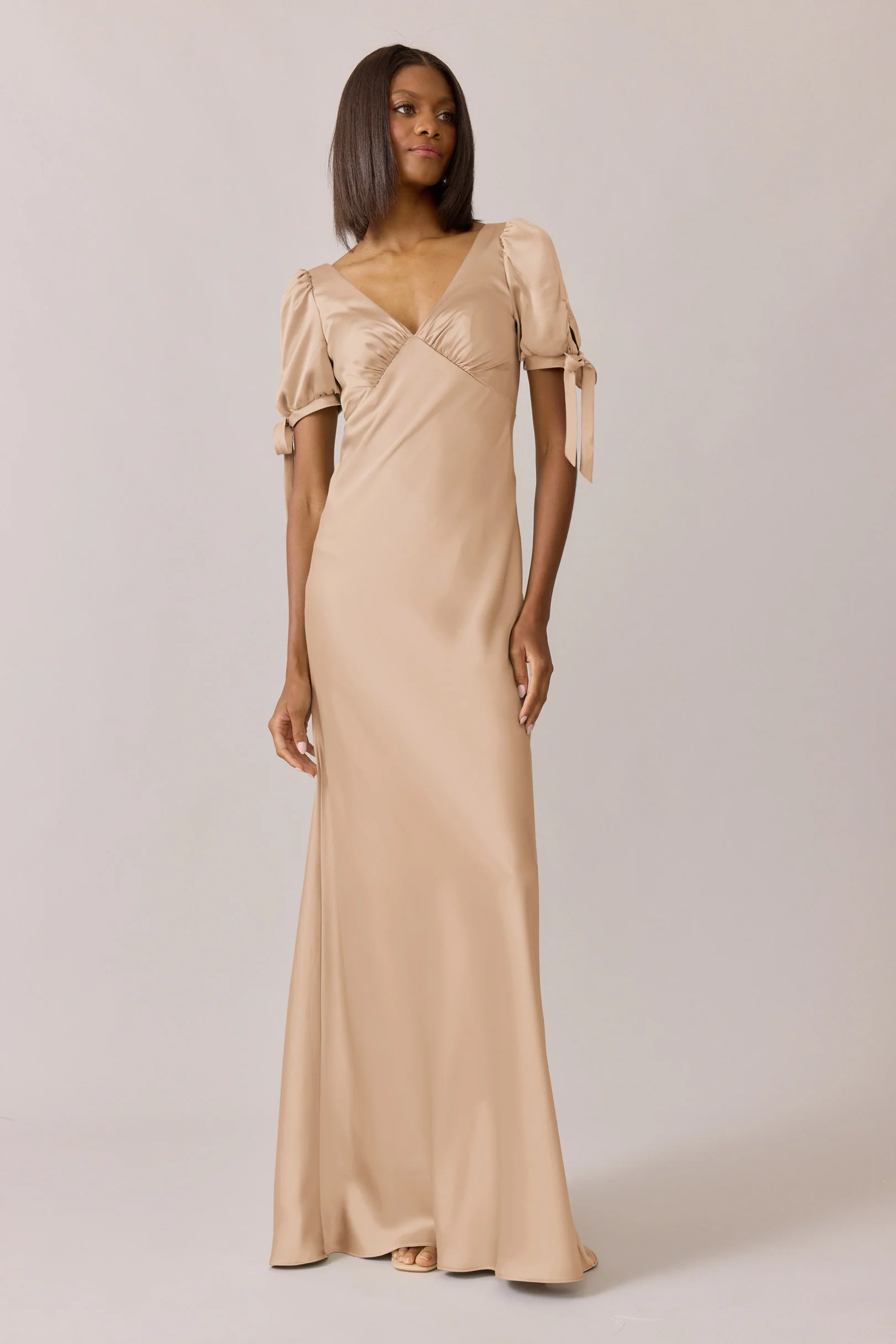 Daisy Satin Dress | Made To Order - Image 37