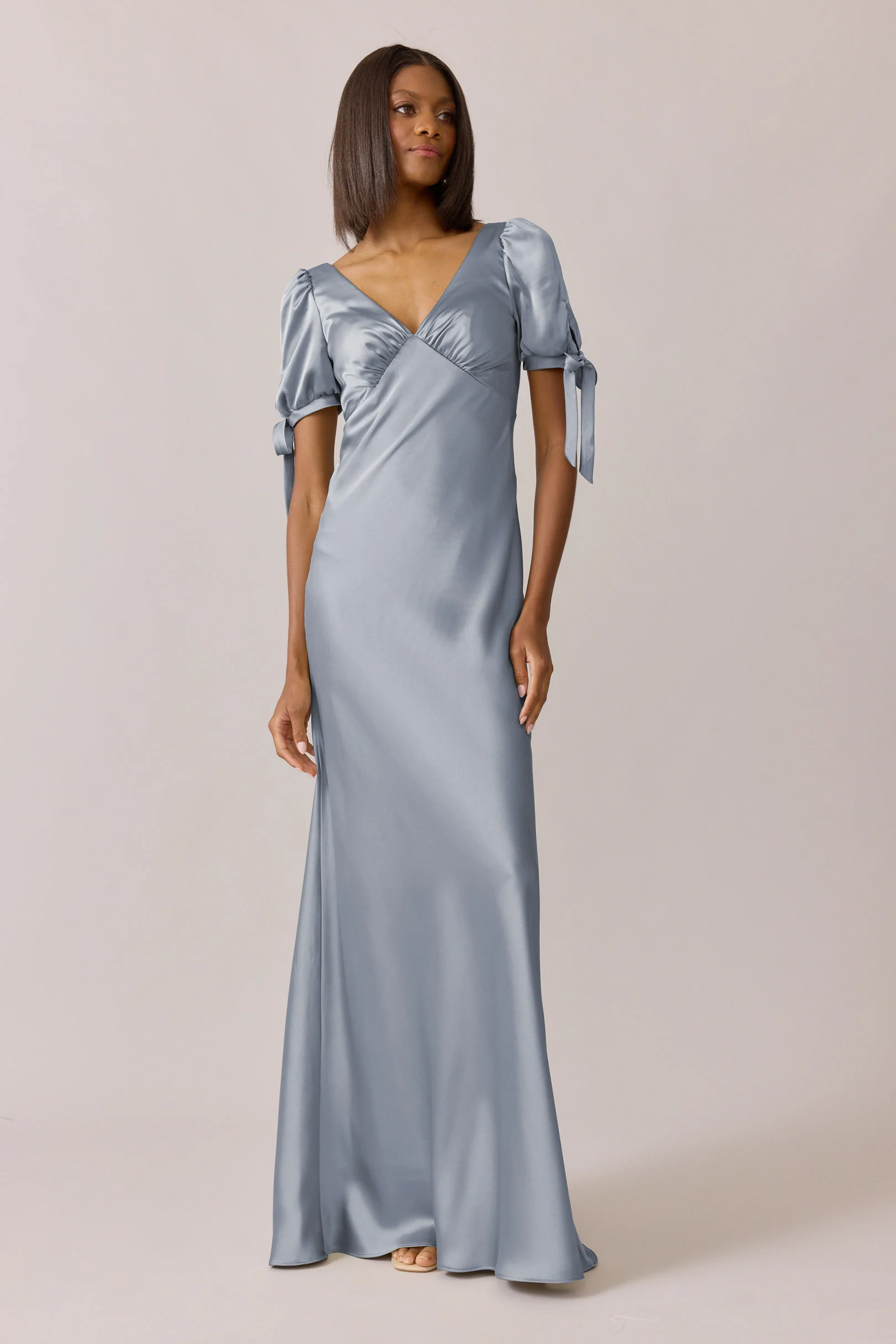 Daisy Satin Dress | Made To Order - Image 43