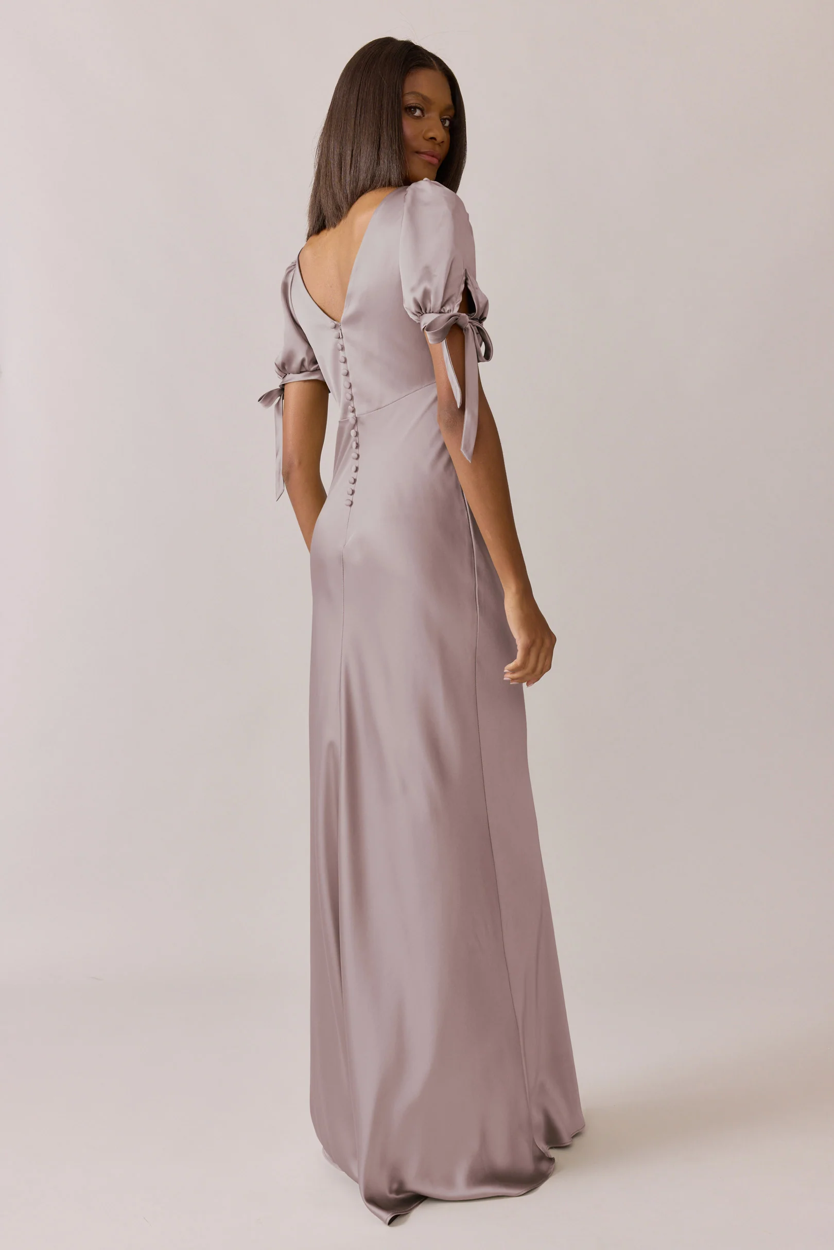Daisy Satin Dress | Made To Order - Image 60
