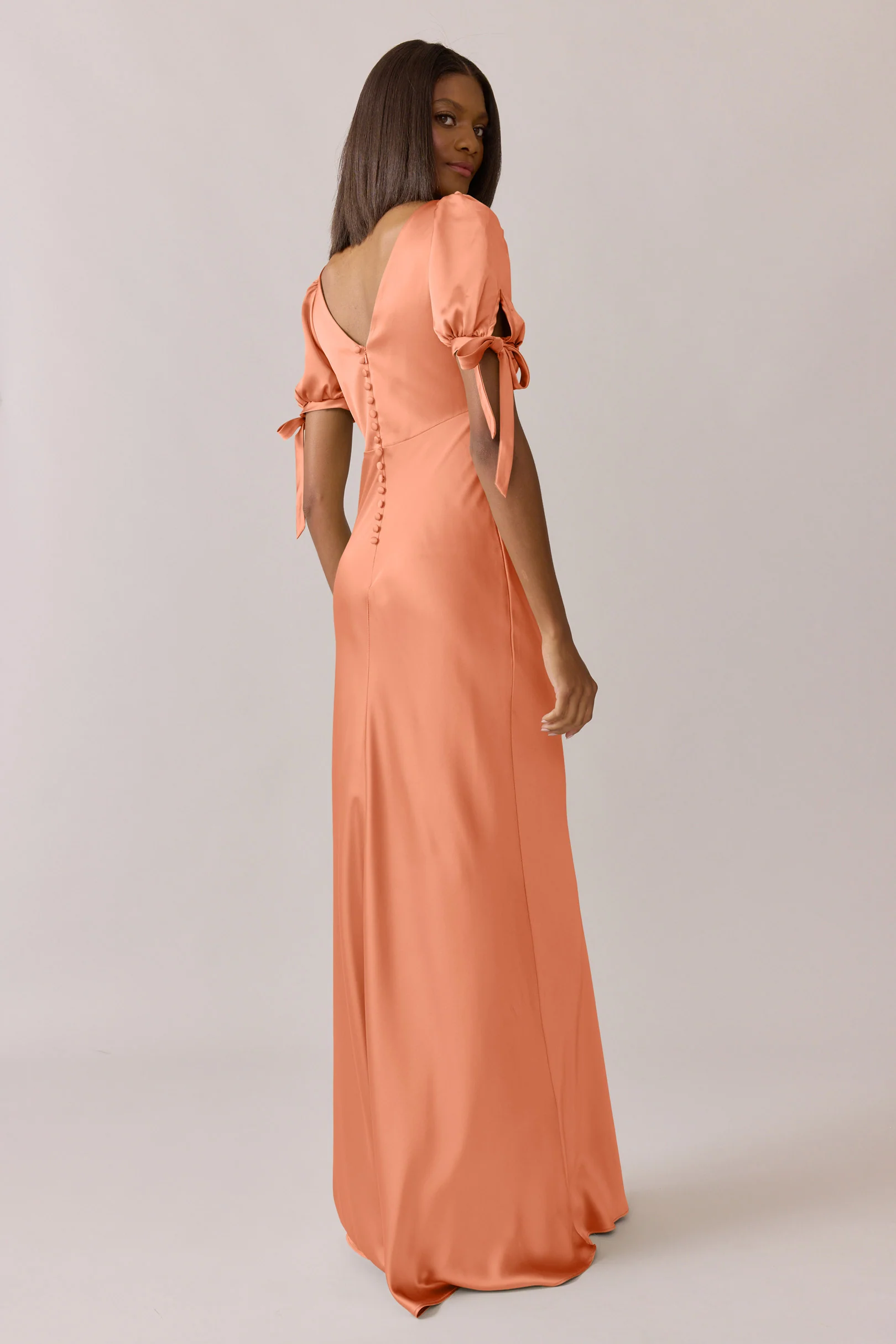 Daisy Satin Dress | Made To Order - Image 62