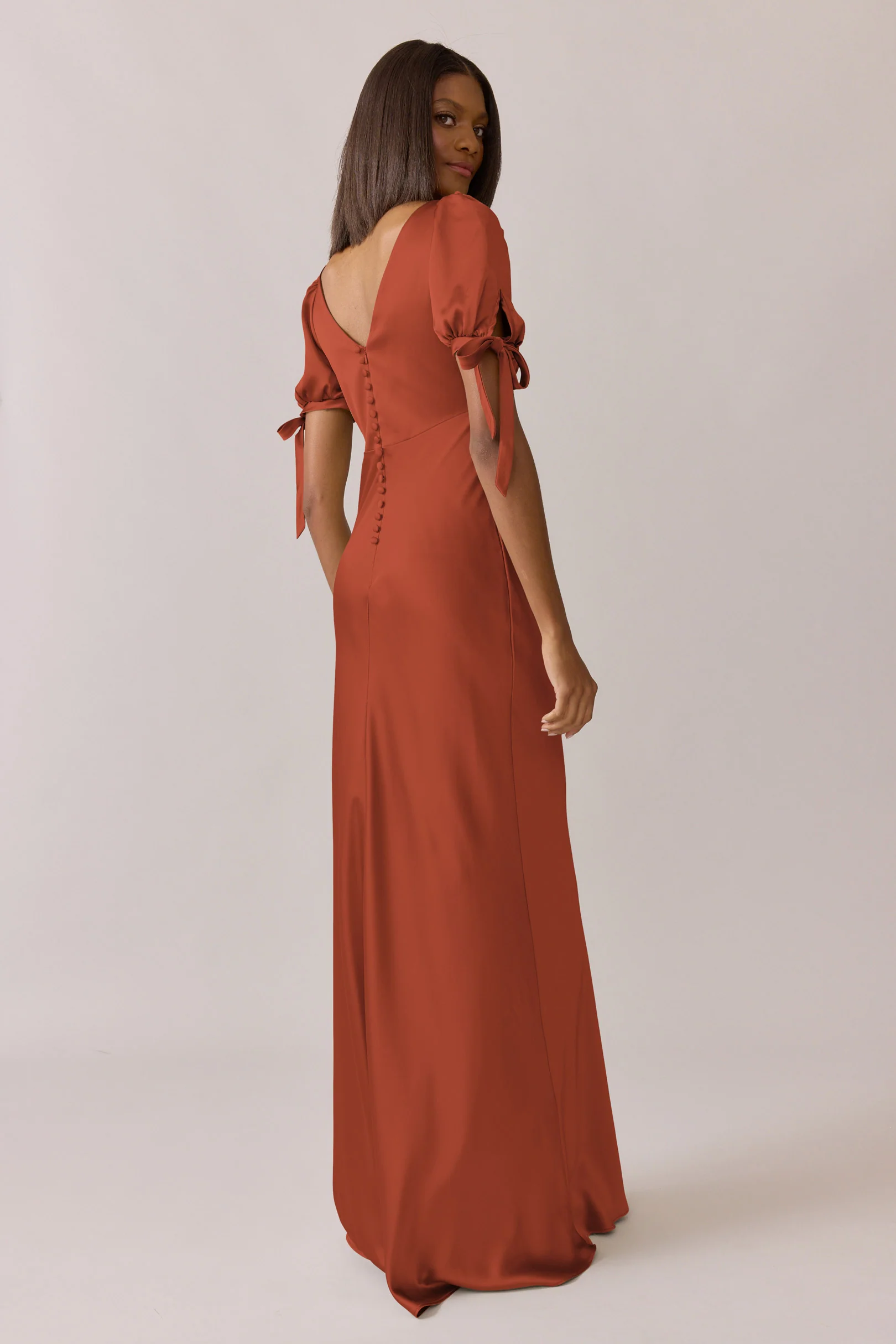 Daisy Satin Dress | Made To Order - Image 72