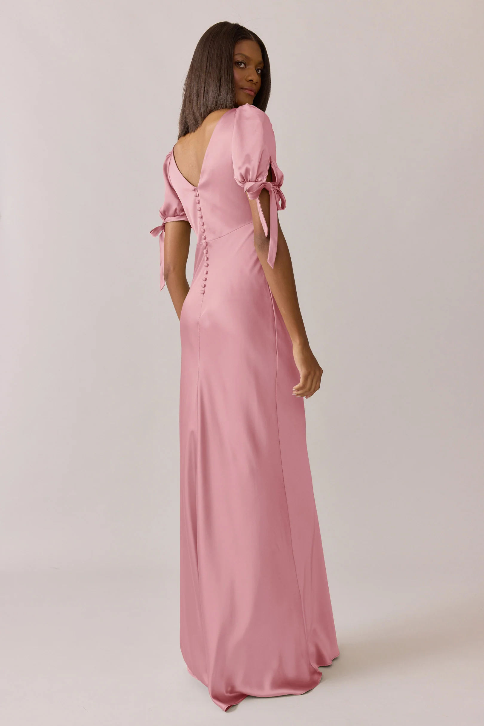 Daisy Satin Dress | Made To Order - Image 74