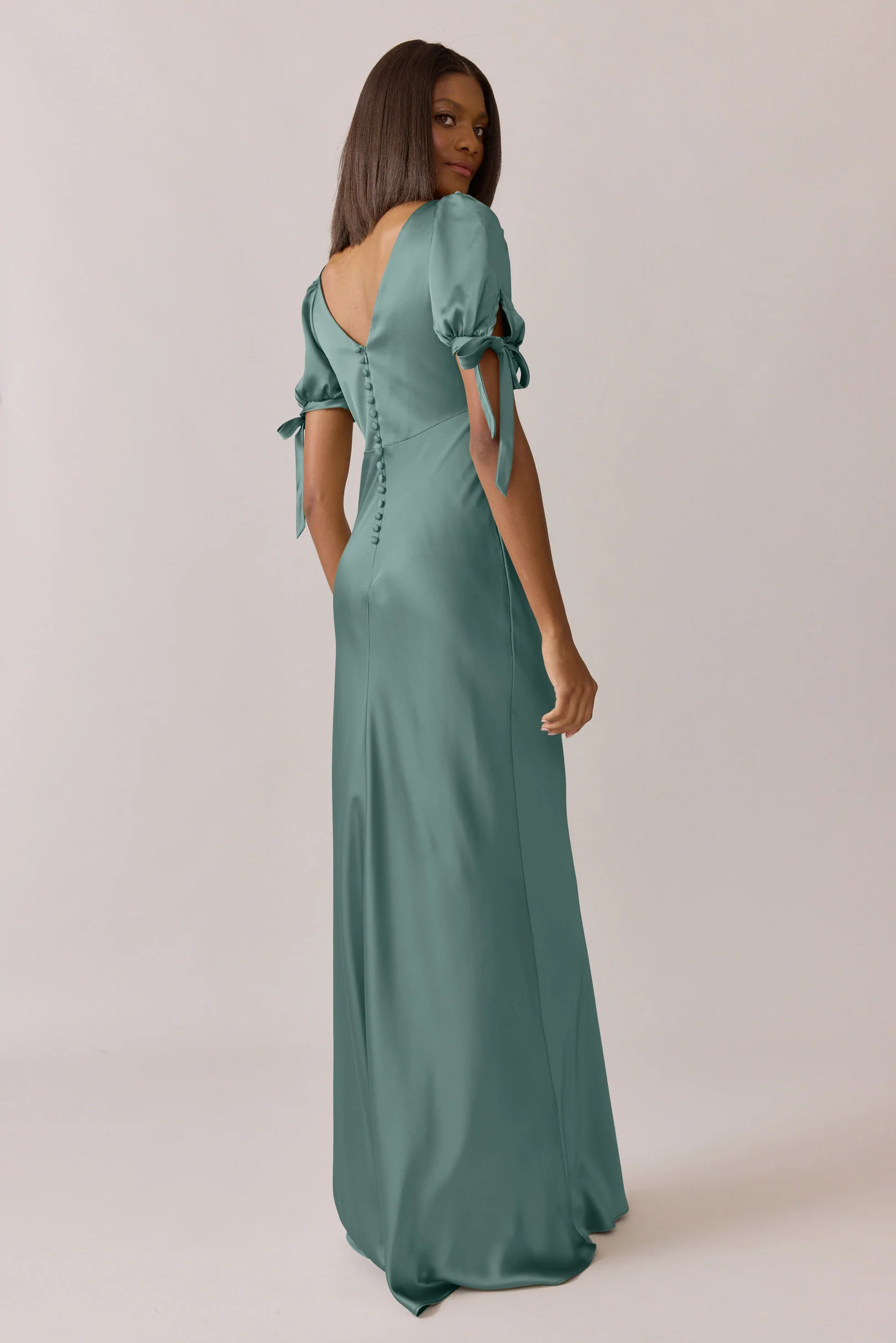 Daisy Satin Dress | Made To Order - Image 76