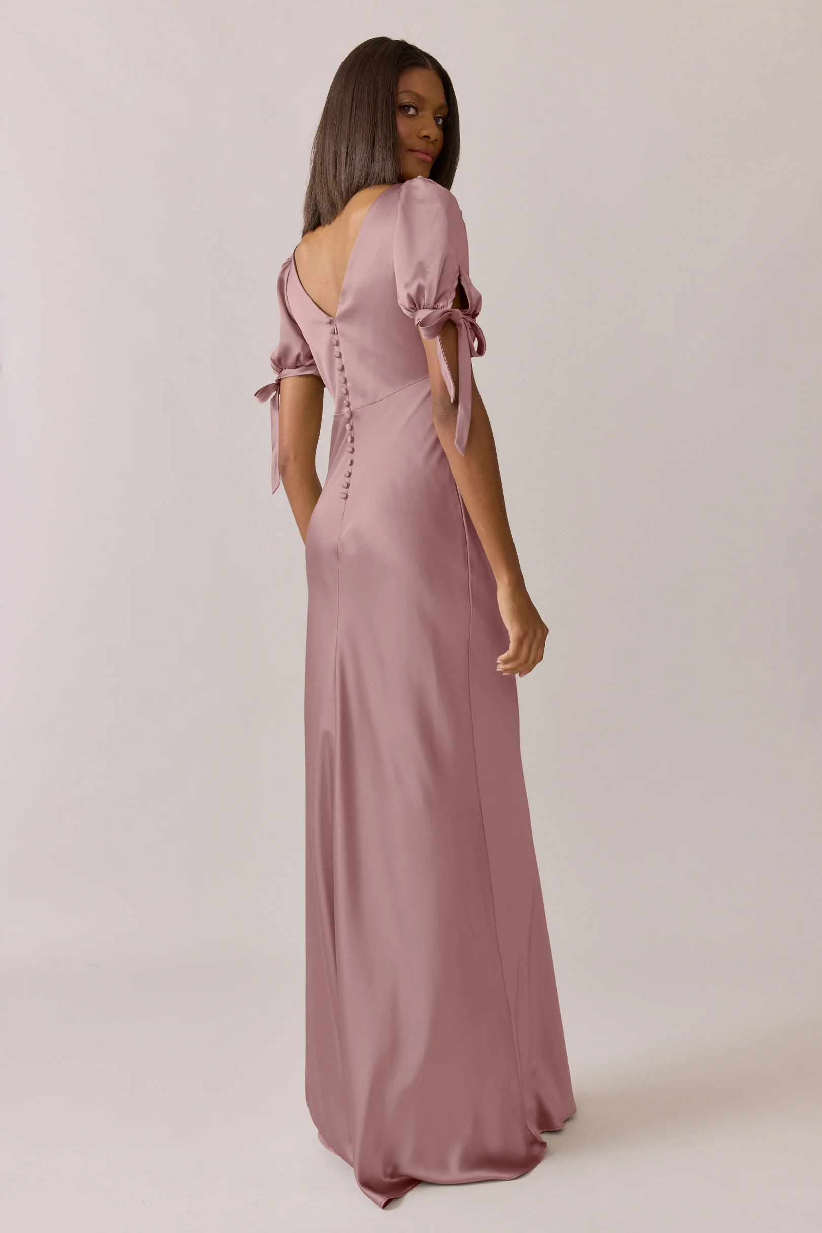 Daisy Satin Dress | Made To Order - Image 78