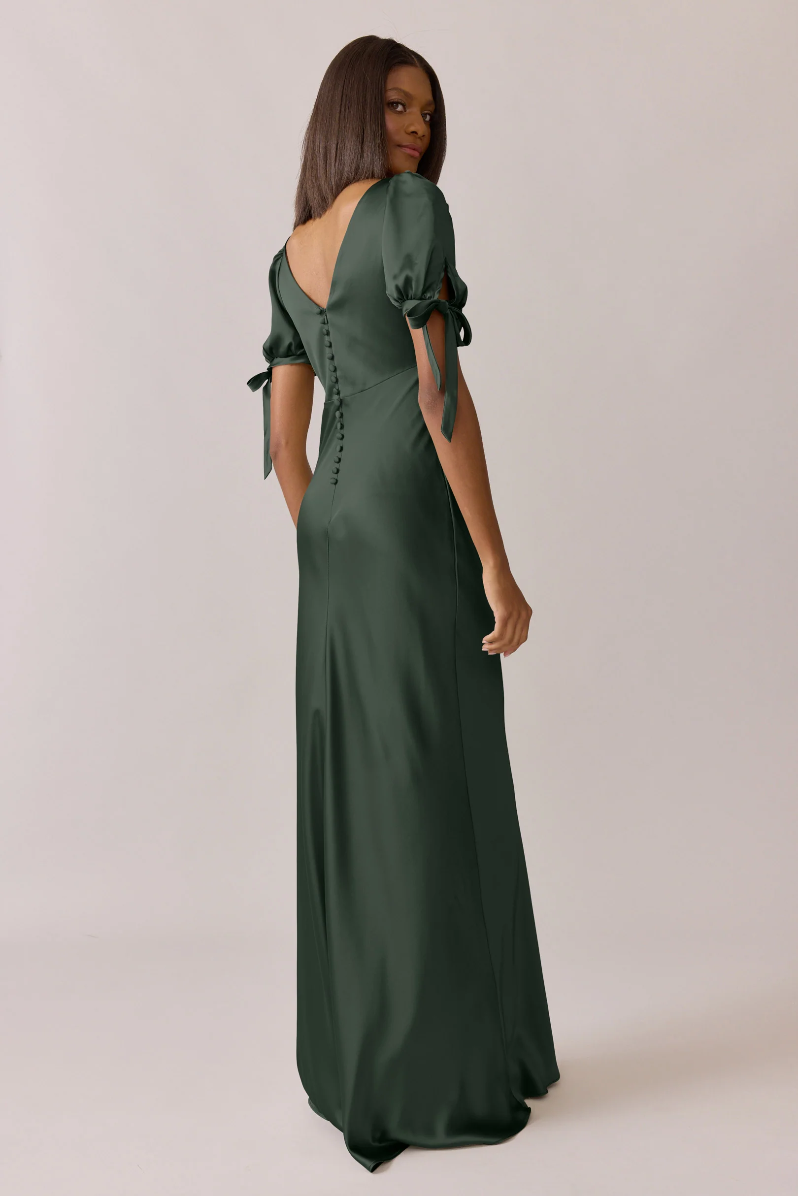 Daisy Satin Dress | Made To Order - Image 8