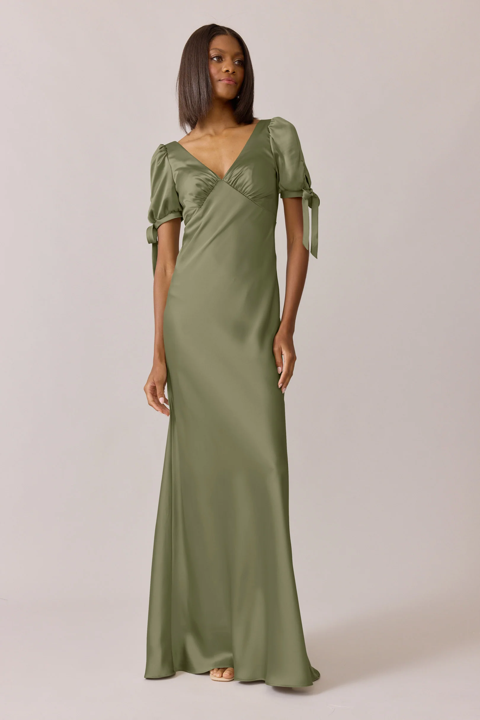 Daisy Satin Dress | Made To Order - Image 95