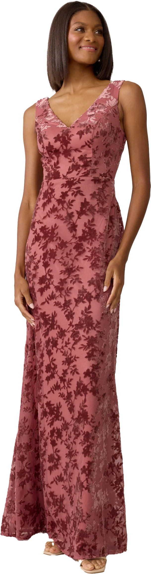 Dakota Floral Burnout Velvet Dress | Made To Order - Image 50