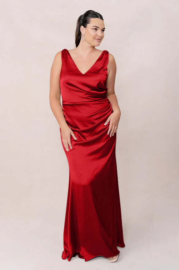 Dawson Satin Dress | Made To Order - Image 120