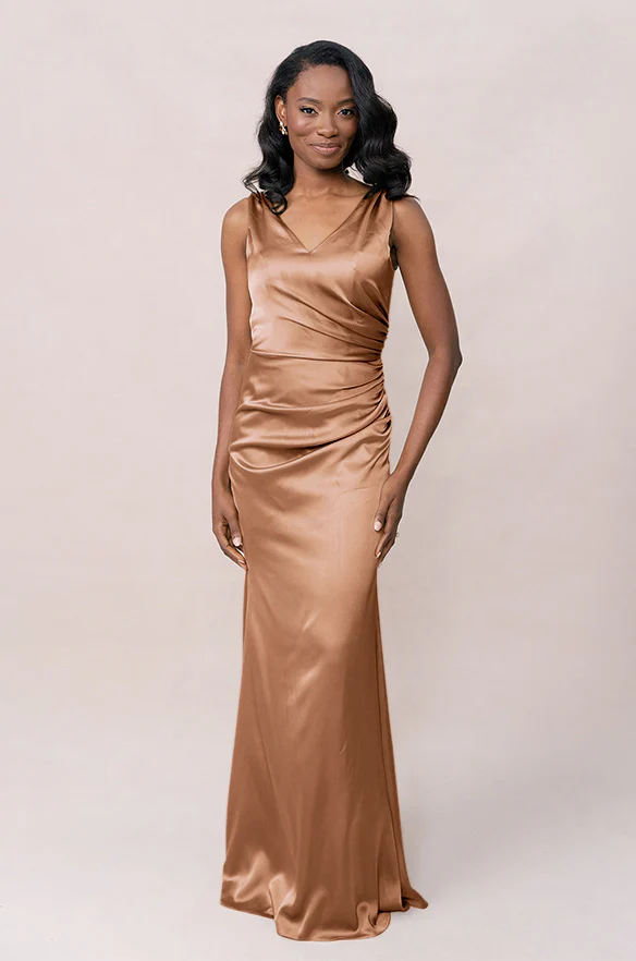 Dawson Satin Dress | Made To Order - Image 140