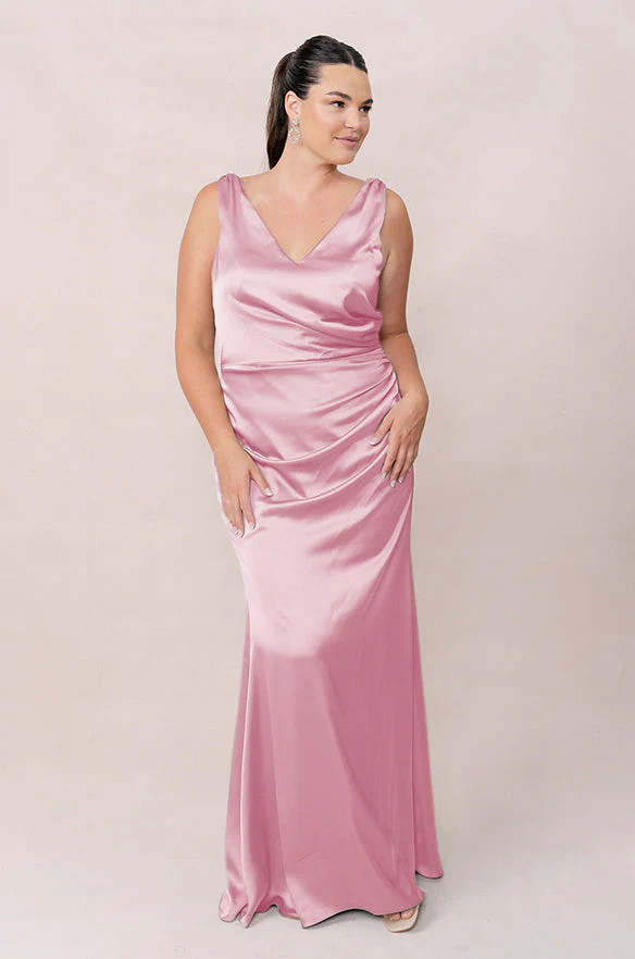 Dawson Satin Dress | Made To Order - Image 152