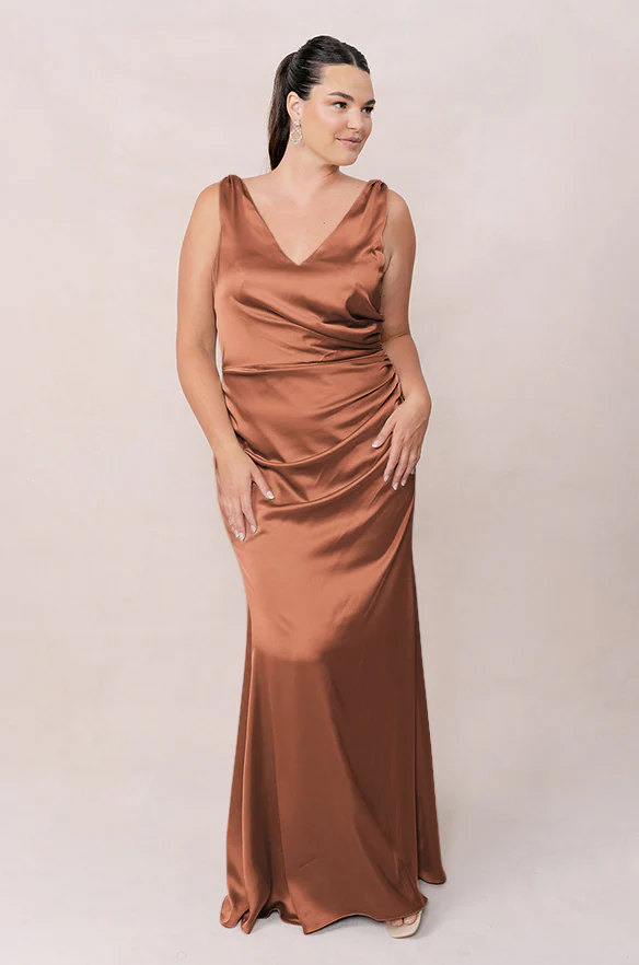 Dawson Satin Dress | Made To Order - Image 72