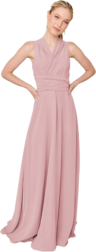 Devan Convertible Chiffon Dress | Made To Order - Image 11