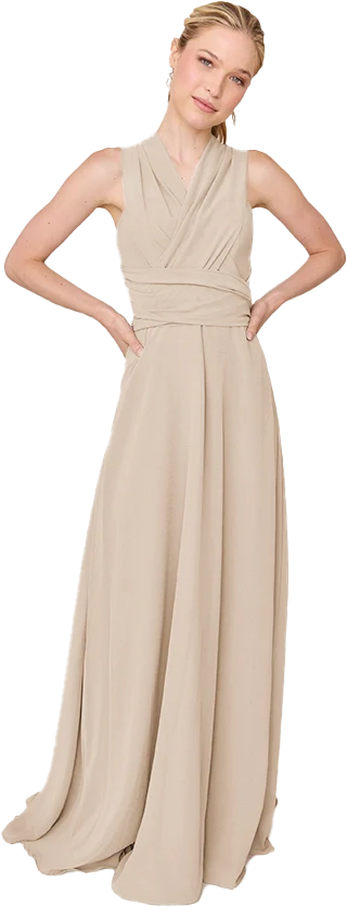 Devan Convertible Chiffon Dress | Made To Order - Image 13