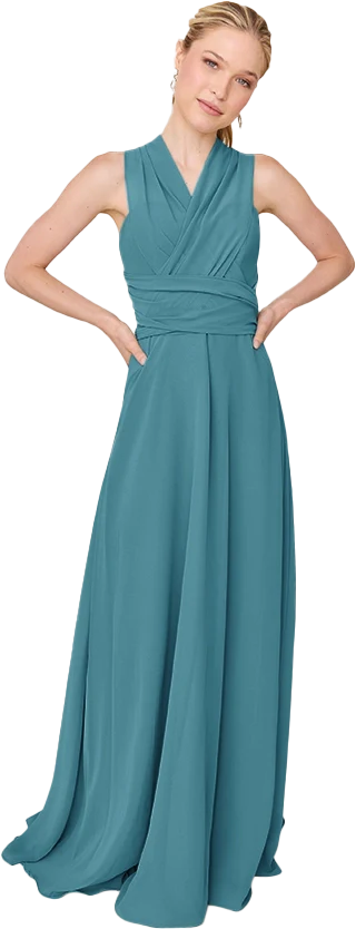 Devan Convertible Chiffon Dress | Made To Order - Image 17