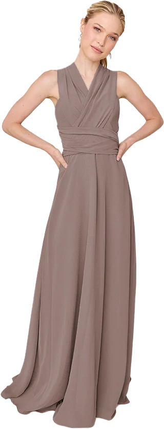 Devan Convertible Chiffon Dress | Made To Order - Image 25